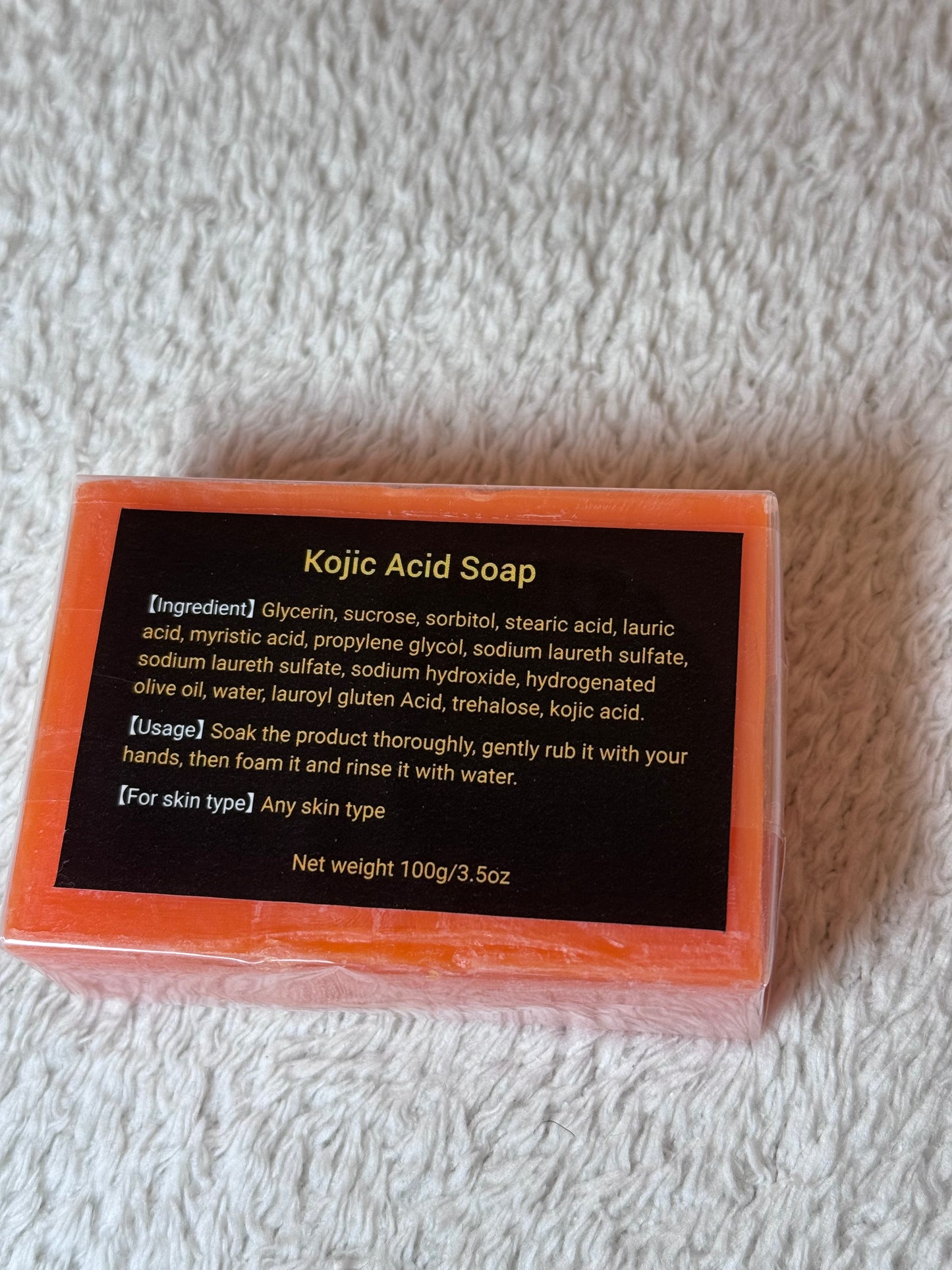 100% pure Kojic acid soap