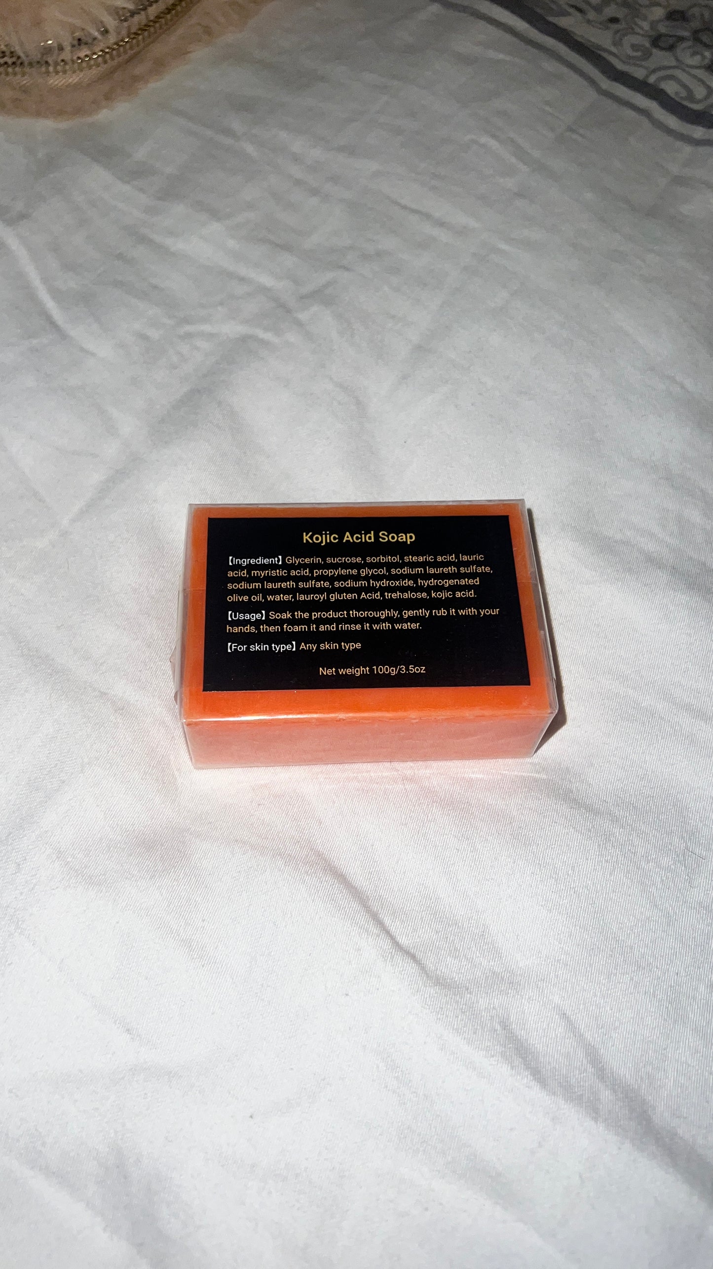 100% pure Kojic acid soap